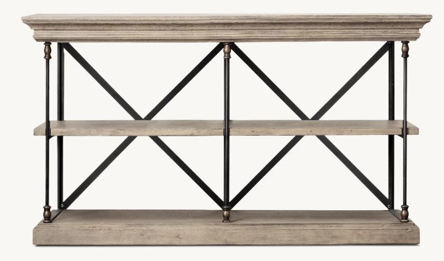 RH Parisian Cornice Console Table – afterwards consignment