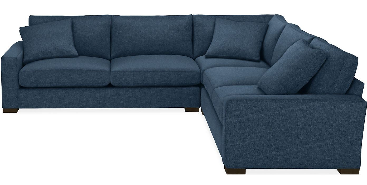 Room & Board Metro Sectional in Tepic Navy Boucle.