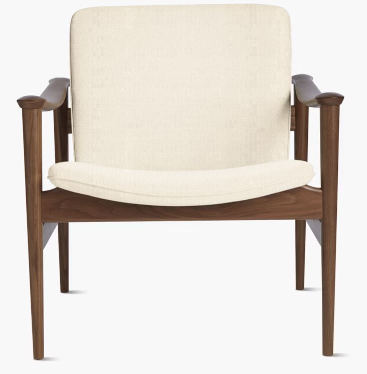 Pair of DWR Modell 711 Midcentury Modern Chairs.
