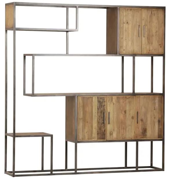 Dovetail Lutz Rustic Wall Unit