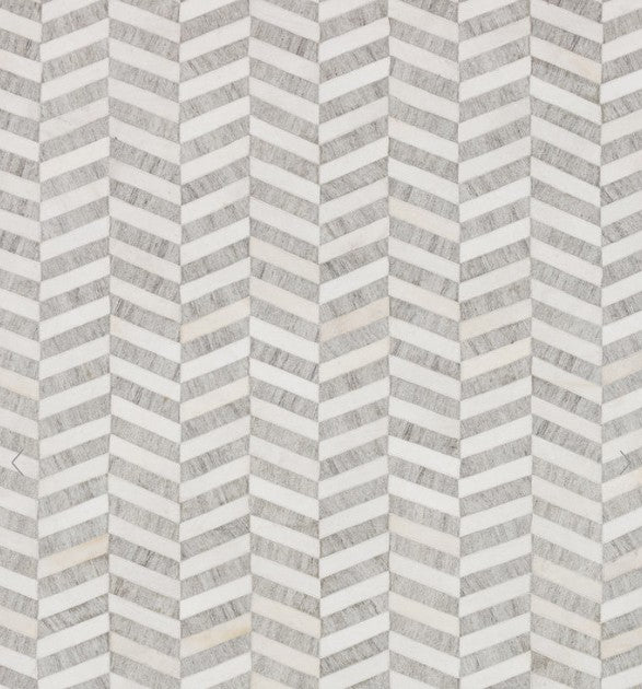 Loloi Dorado Grey And Ivory Cowhide Rug