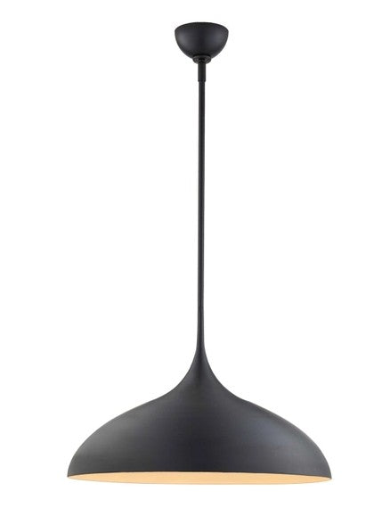 NEW IN BOX Aerin "Agnes" Large Pendant In Matte Black