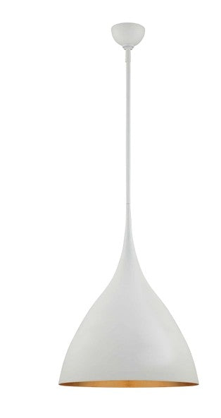 NEW IN BOX Aerin "Agnes" Medium Pendant In Plaster White