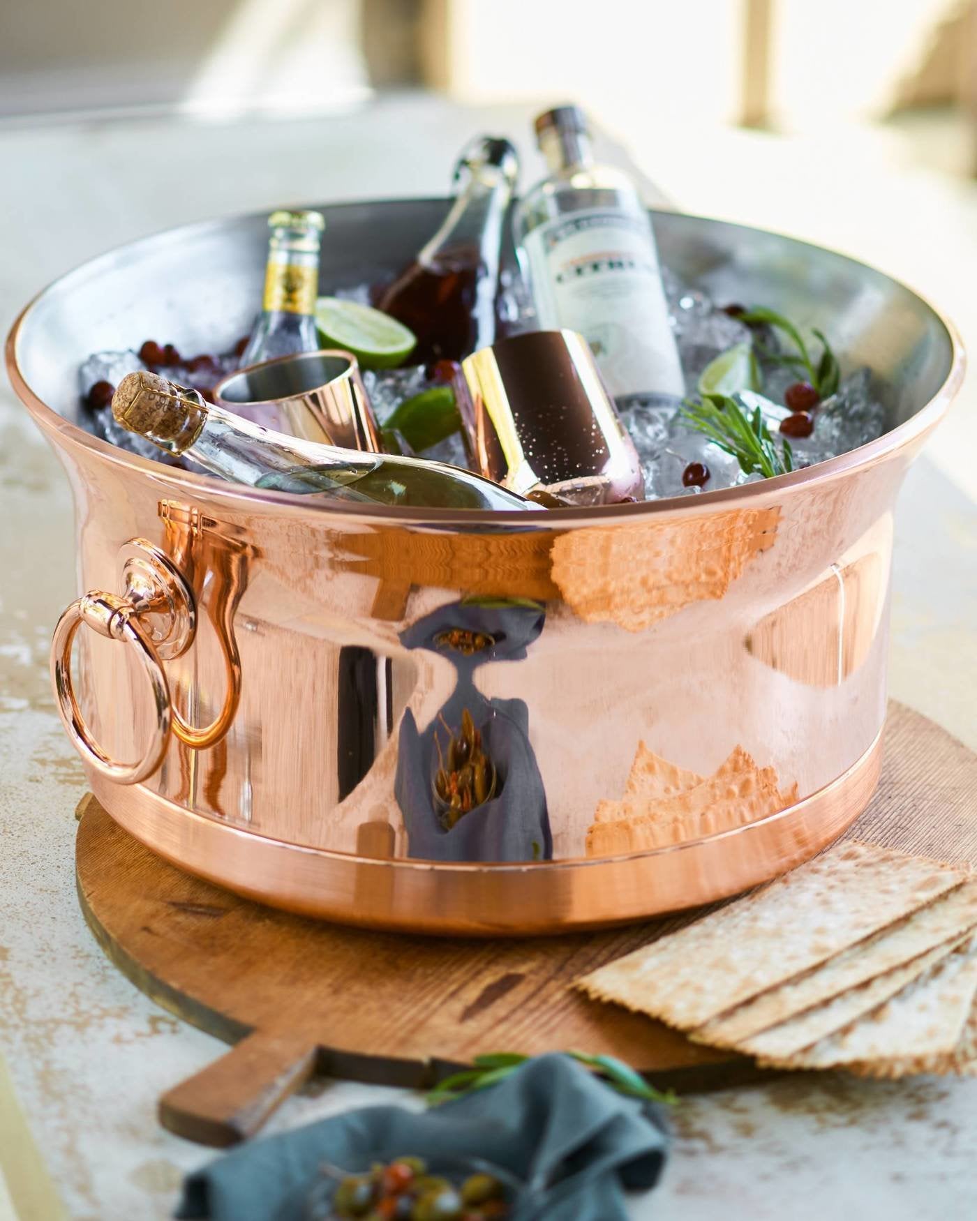 Balsam Hill Copper Liberty Double Walled Beverage Tub.