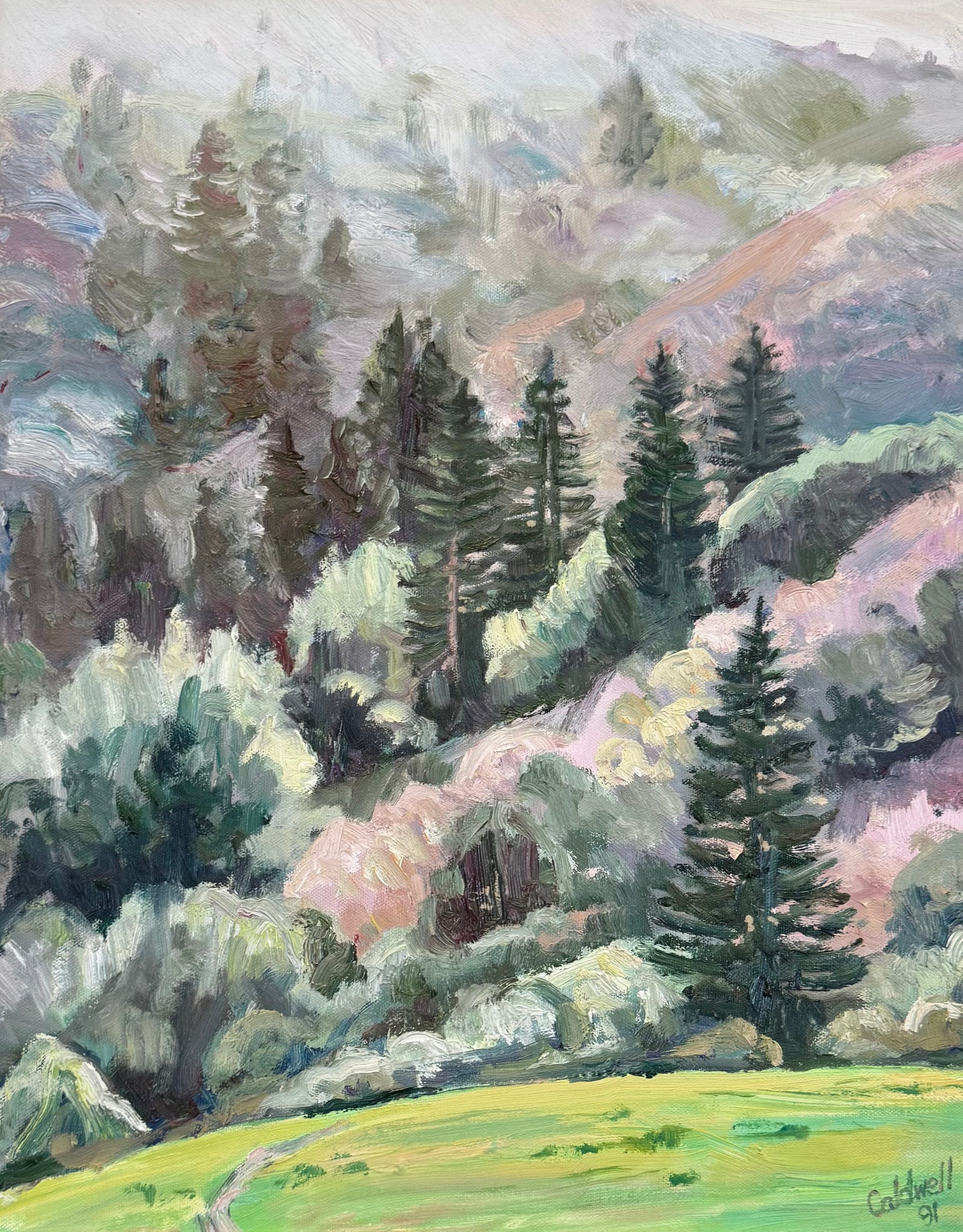 Jim Caldwell Forest Scene