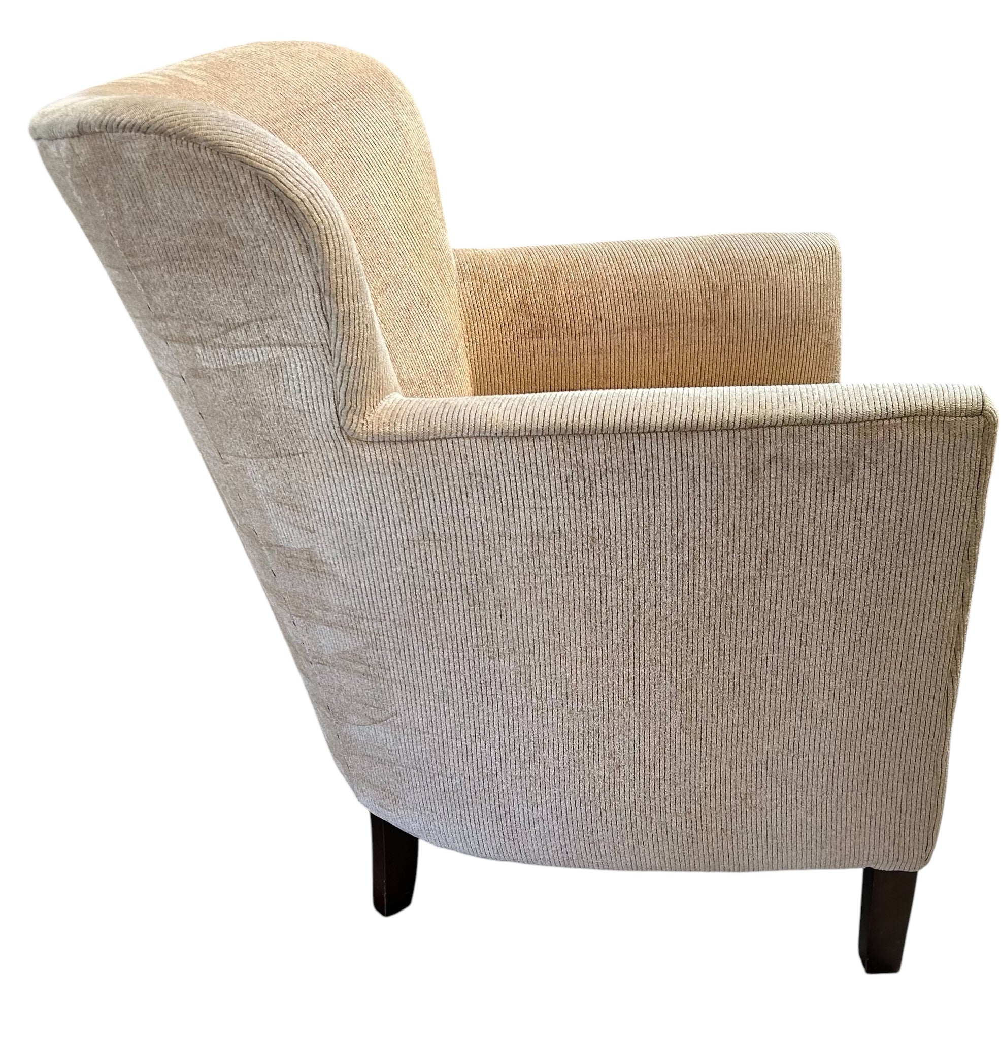 One of Two Lee Jofa Upholstered Chairs