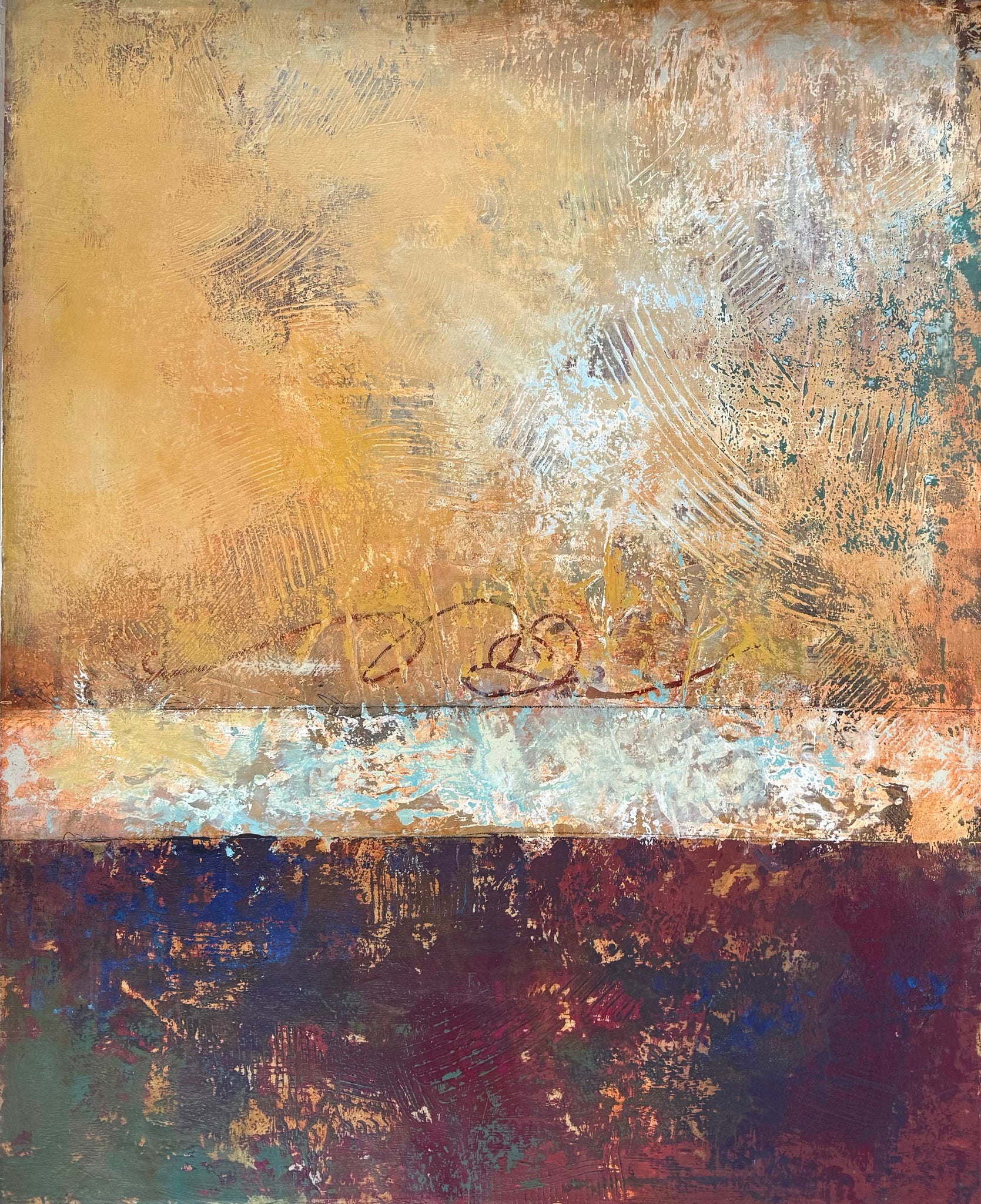 Starlie Sokol Hohne Mixed Media Abstract Art