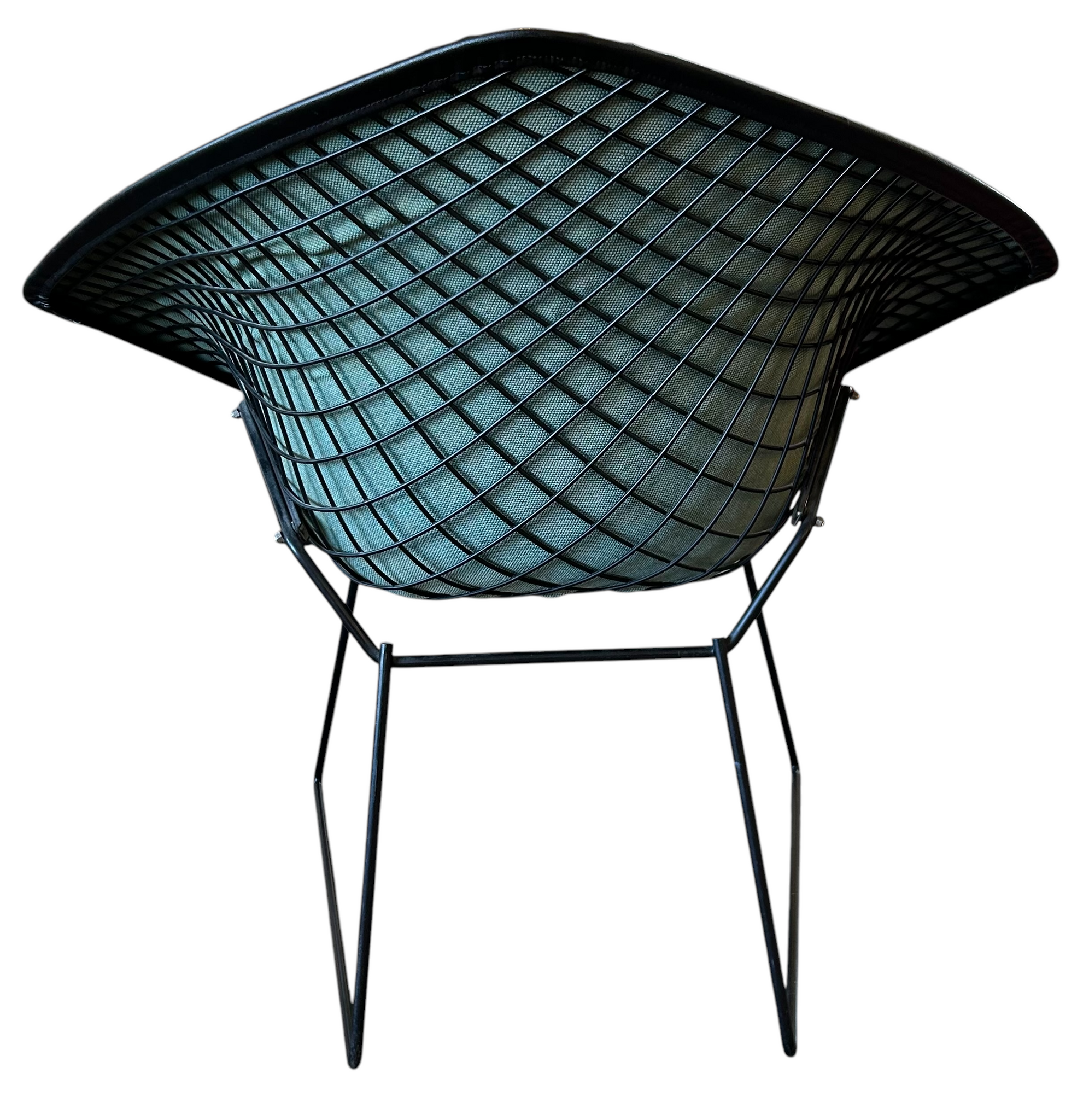 Pair of Mid-Century Modern “Diamond”  Chairs Designed by Harry Bertoia for Knoll