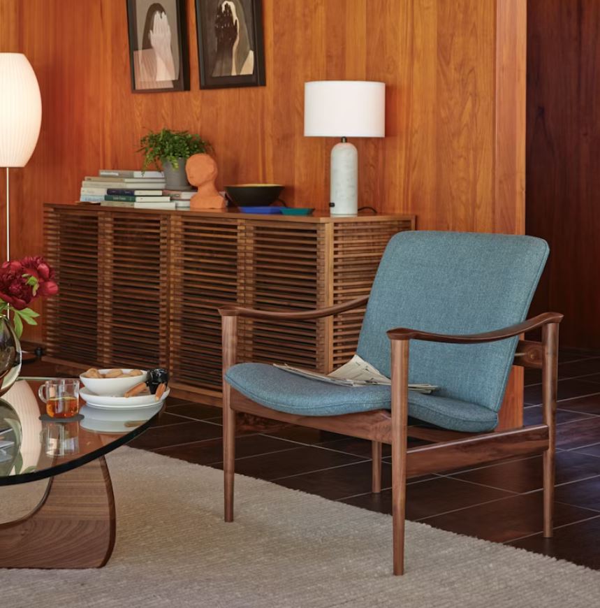Pair of DWR Modell 711 Midcentury Modern Chairs.