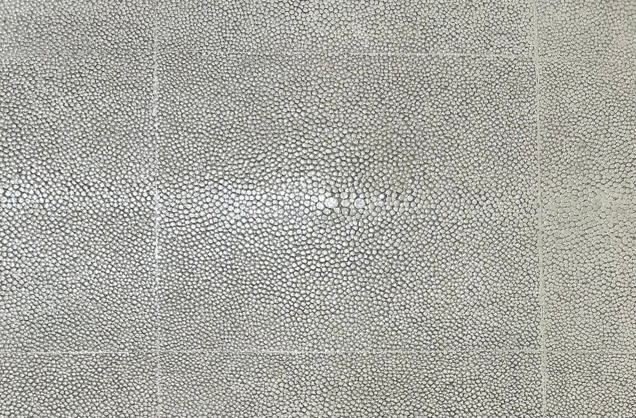 Elegant Custom Credenza in Grey Shagreen