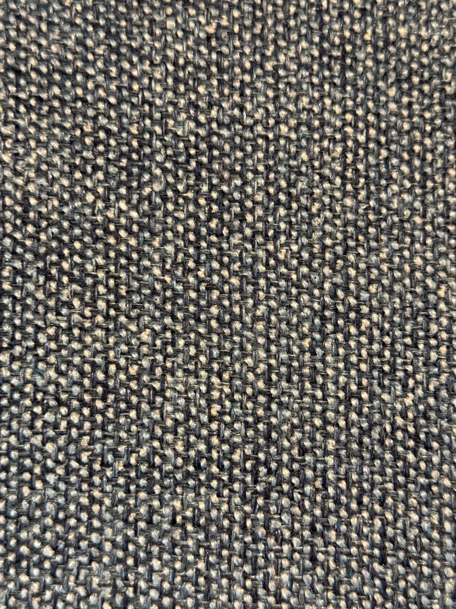 Room & Board Jasper Sofa in Heather Blue Fabric.