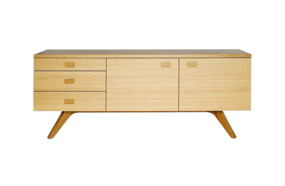 DWR Cross Natural Oak Sideboard Designed by Matthew Hilton