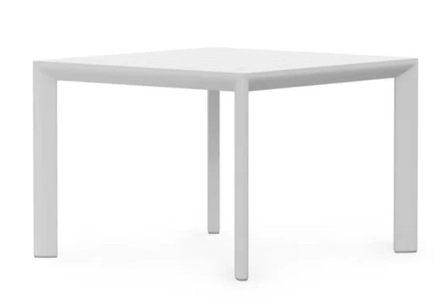 One Of Two Azzurro Furniture "Porto" Outdoor Dining Tables In Matte White