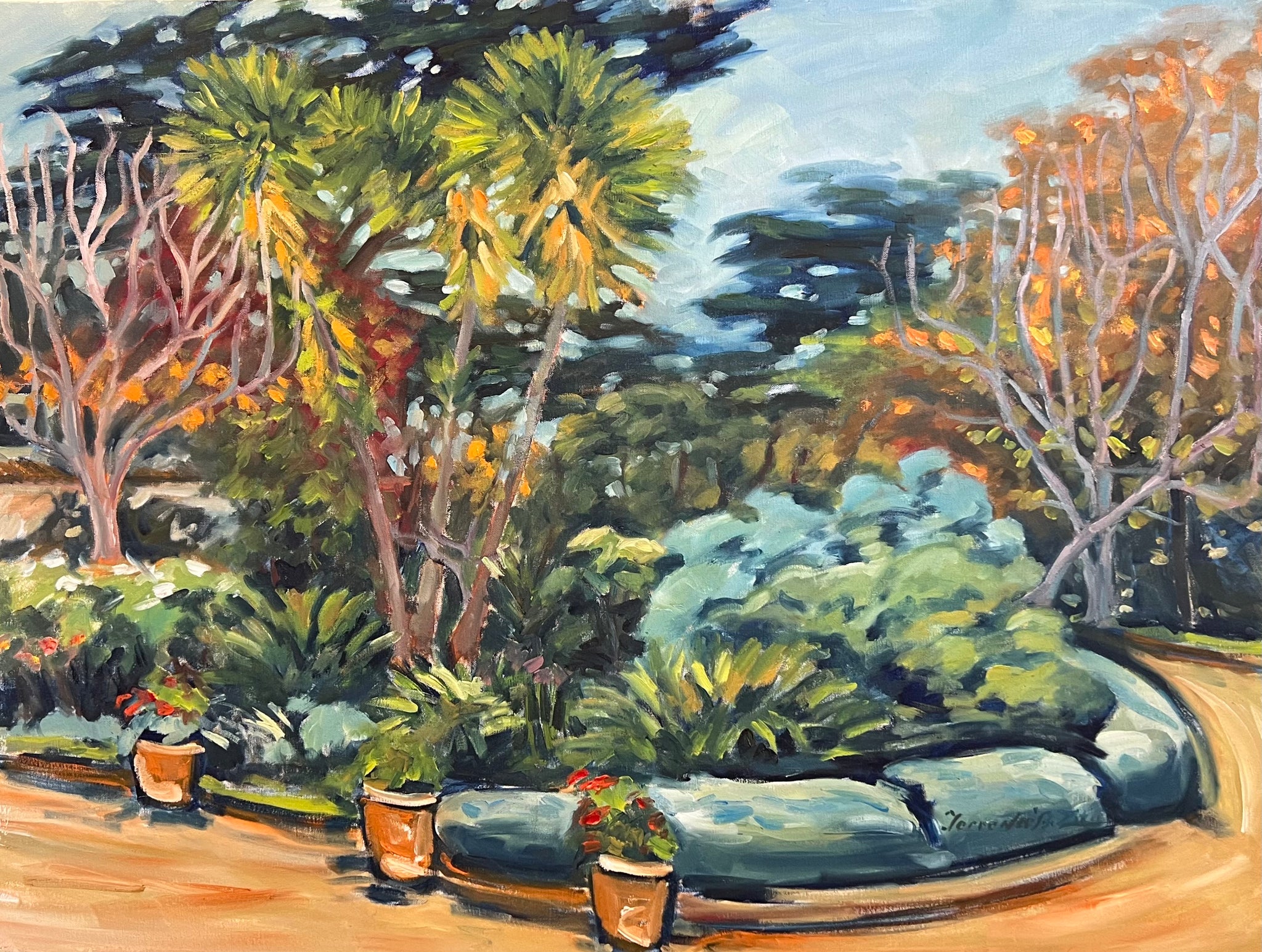 Terrence Zito "Stevenson House Garden - Fall"