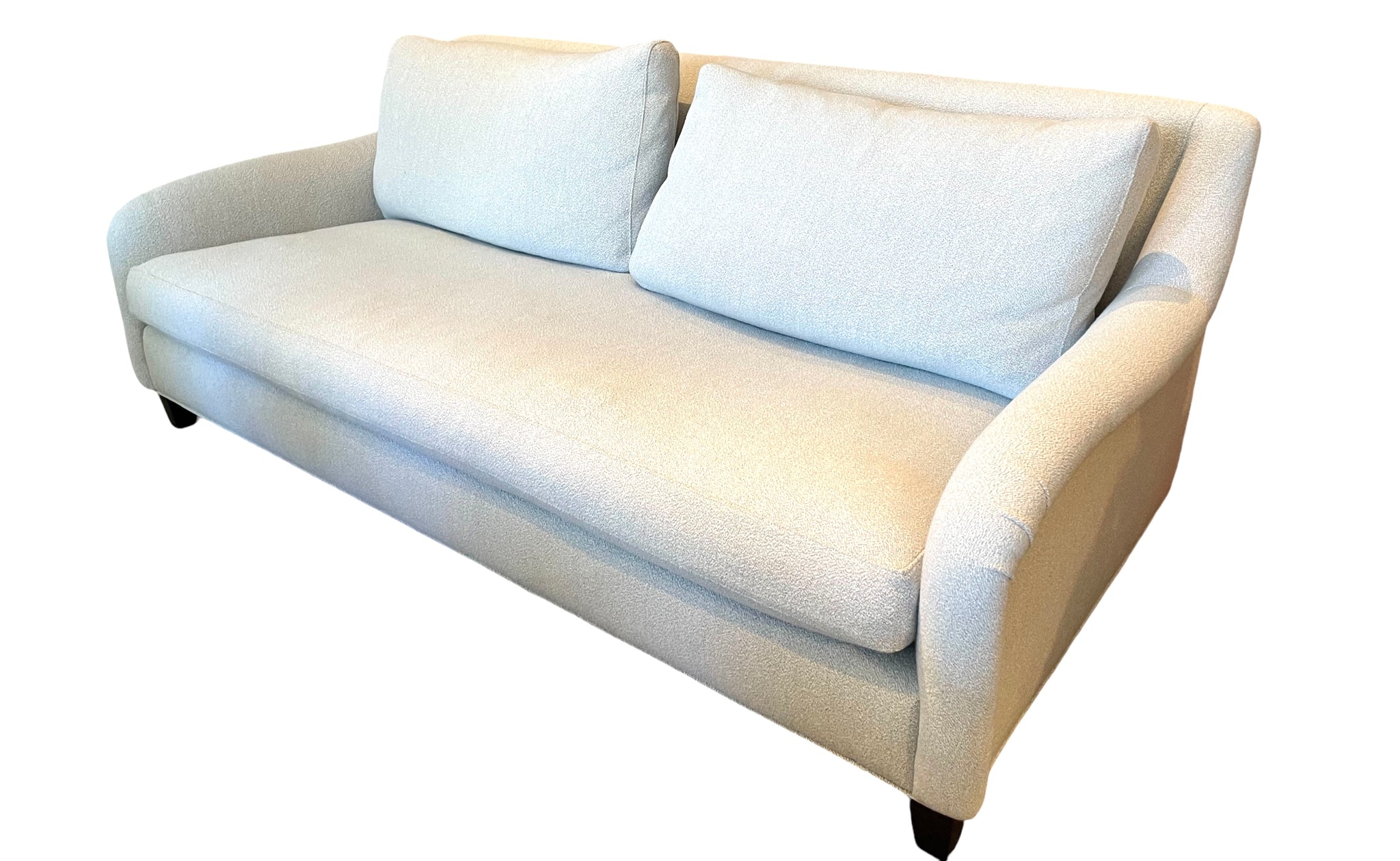 Cisco Willard Sofa. With Slope Arms , Single Seat Cushion, and Two Back Cushions