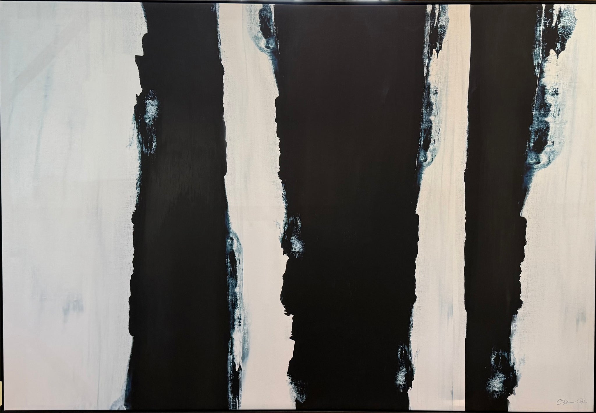 Carol Benson Cobb "The Wake" Mixed Media Artwork