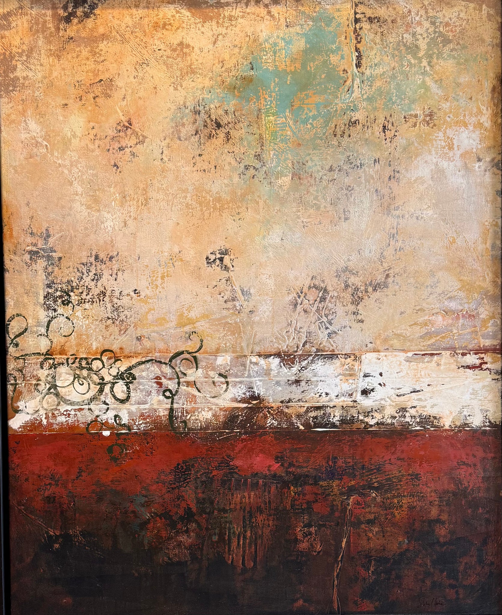 Starlie Sokol Hohne Mixed Media Abstract Art