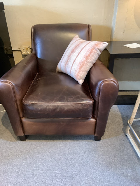 Universal Furniture Brown Leather Club Chair