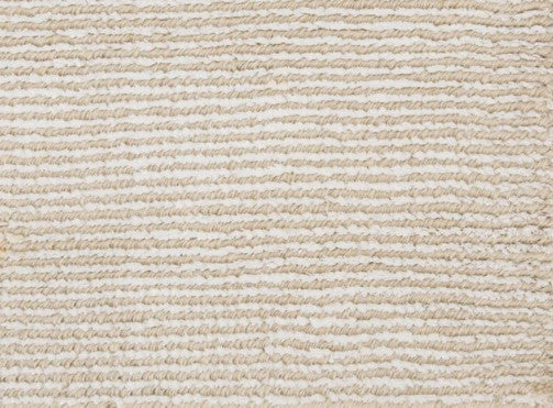 Jaipur Hand Loomed Ivory Two Toned Wool and Viscose Rug.