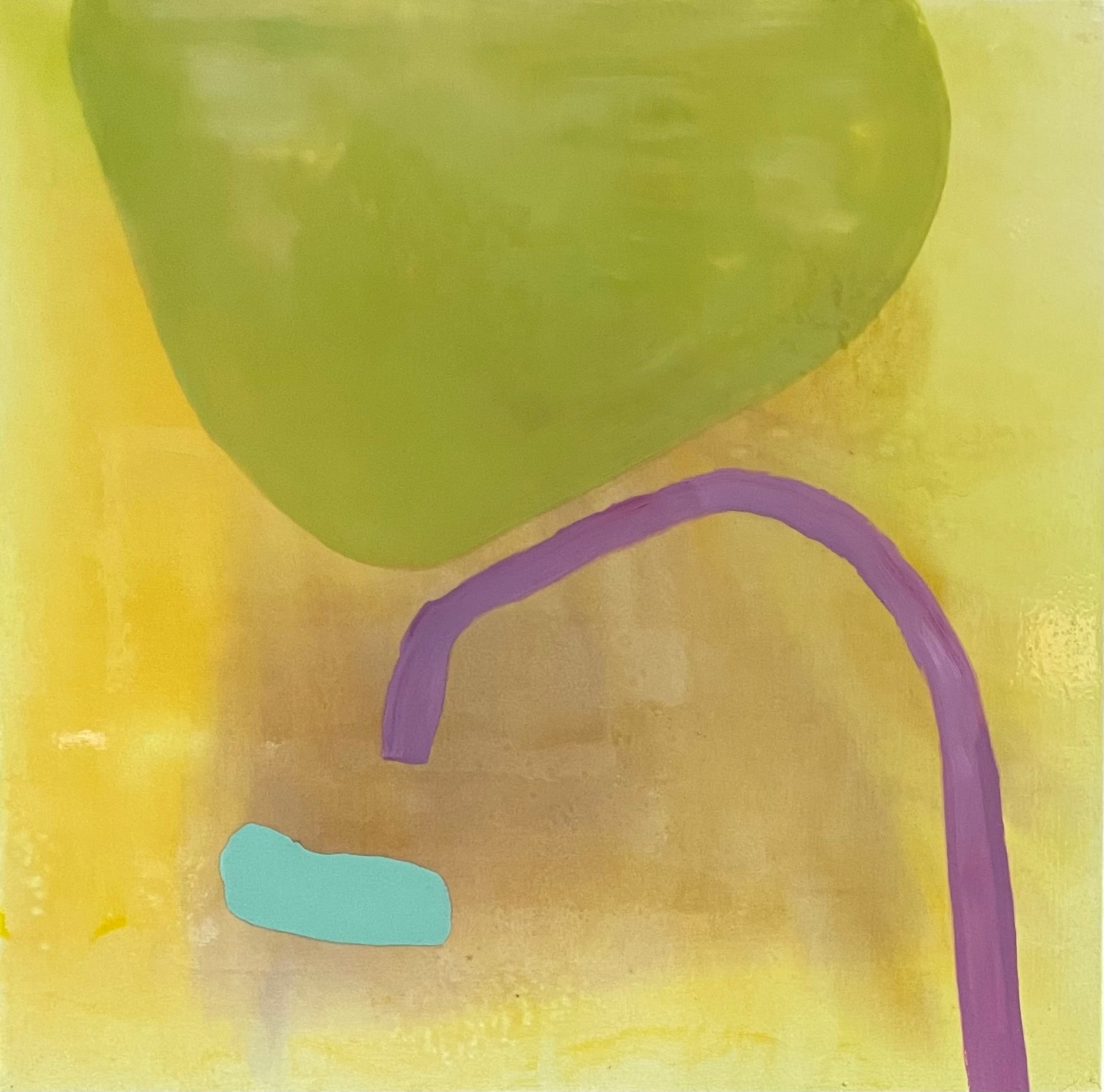 Heidi Conrad " Yellow, Lilac, Turquoise" 2019