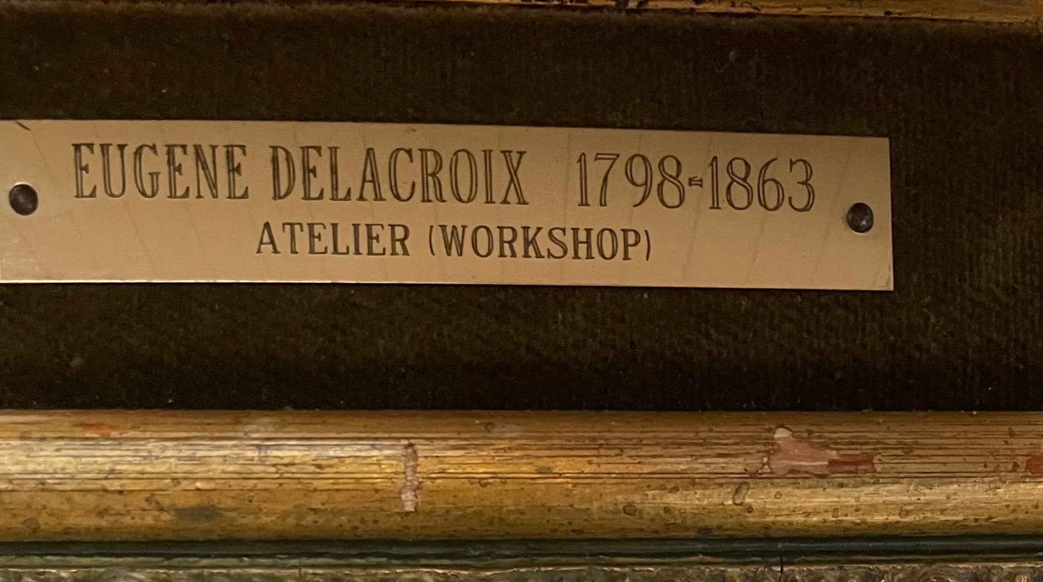 Atelier of Eugene Delacroix circa 1862 Art